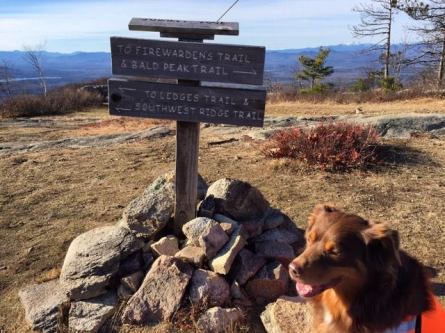 Summit of Pleasant Mountain with Pua