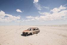 Dead/burned cars litter the roads throughout Africa